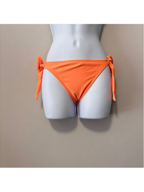 Salt + Cove Extra Size Small Bright Orange Side Tie Bikini Bottoms NWT